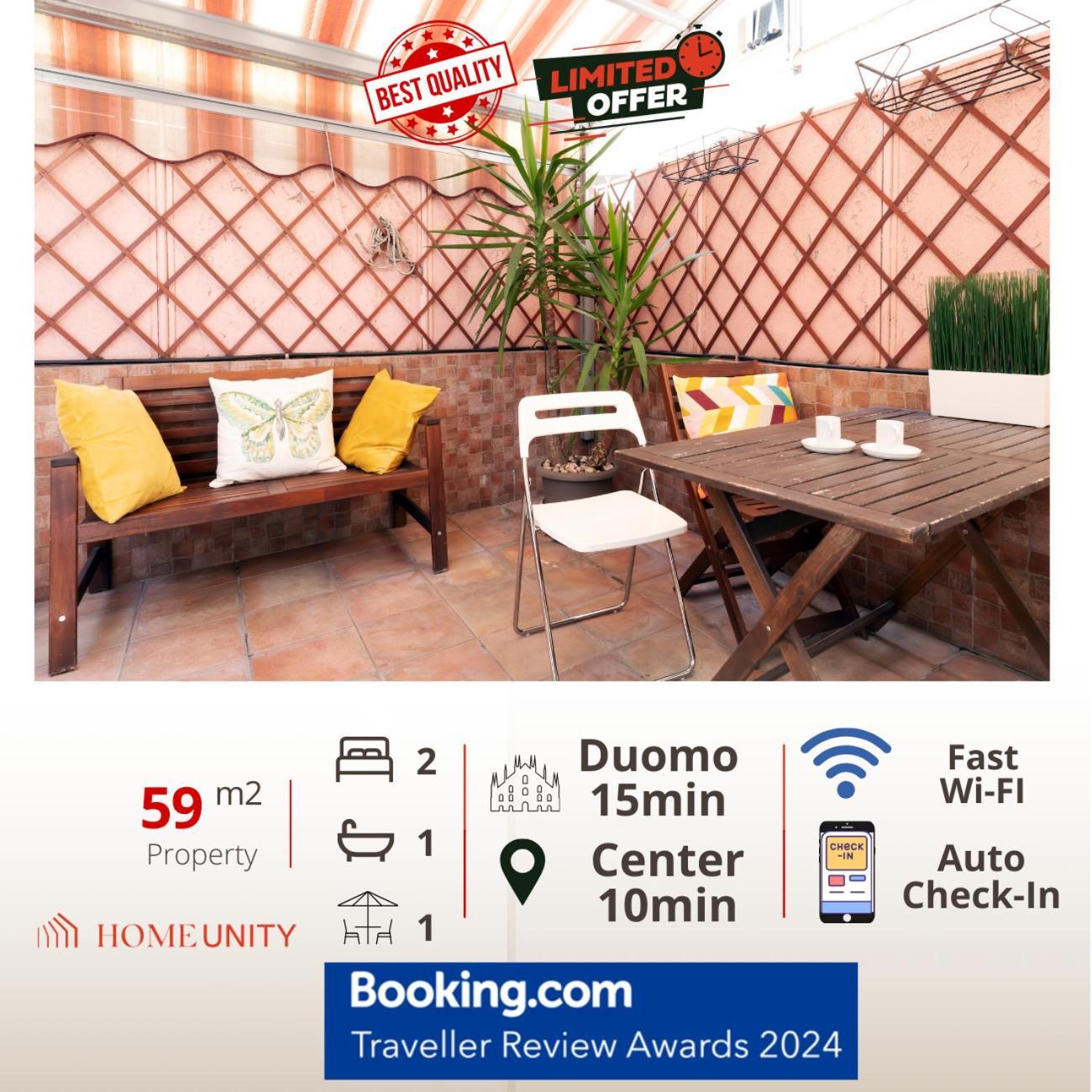 Terrace At 20 Minutes From Duomo - Homeunity Mailand Exterior foto